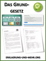 Vorschau - Arbeitsblätter - Das Grundgesetz (Materialpaket) - Deckblatt