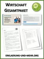 Vorschau - Arbeitsblätter - Wirtschaft (Gesamtpaket) - Deckblatt