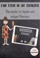 Vorschau - Unterrichtsreihen - Eine Reise in die Steinzeit - Materialpaket (digital und analog) - Deckblatt