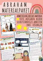 Vorschau - Stundenentwürfe - Materialpaket zu Abraham / Abrahamerzählung - Altes Testament - Deckblatt