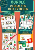 Vorschau - Fördermaterial/Inklusion - BUNDLE: Verhalten reflektieren - Deckblatt