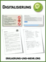 Vorschau - Arbeitsblätter - Digitalisierung (Materialpaket) - Deckblatt