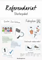 Vorschau - Fördermaterial/Inklusion - Referendariat - Starterpaket (Materialpaket) in blau - Deckblatt
