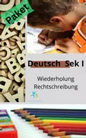 Vorschau - Arbeitsblätter - Materialpaket Rechtschreibung - Deckblatt
