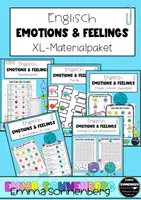 Vorschau - Arbeitsblätter - XL-Materialpaket zu "Emotions and Feelings" - Deckblatt