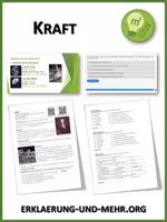 Vorschau - Arbeitsblätter - Kraft (Materialpaket) - Deckblatt