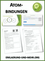 Vorschau - Arbeitsblätter - Atombindungen (Materialpaket) - Deckblatt