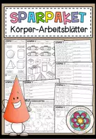 Vorschau - Arbeitsblätter - KÖRPER - Arbeitsblätter (Sparpaket) - Deckblatt