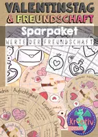 Vorschau - Mal- und Bastelvorlagen - Materialpaket: Freundschaft - Deckblatt