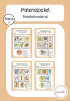 Vorschau - Arbeitsblätter - Freiarbeit Mathe Materialpaket - Deckblatt