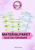 Vorschau - Spiele - #edukisommerschnapper Materialpaket alle Faltübungen für den Englischunterricht und DAZ - Deckblatt