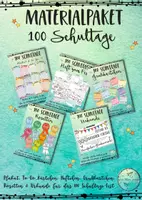 Vorschau - Arbeitsblätter - Materialpaket 100 Schultage - Deckblatt