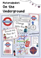 Vorschau - Arbeitsblätter - Materialpaket On the Underground - Deckblatt