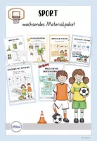 Vorschau - Stundenentwürfe - Sport - wachsendes Materialpaket - Deckblatt