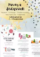 Vorschau - Aufgabenkarten - Having a (group) discussion - mündliche Prüfung Englisch / Speaking - Deckblatt