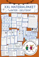Vorschau - Arbeitsblätter - XXL Materialpaket "Winter " - DEUTSCH - Deckblatt