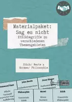 Vorschau - Arbeitsblätter - wachsendes Materialpaket: Sag es nicht - Ethikbegriffe - Deckblatt