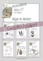 Vorschau - Arbeitsblätter - Gesamtpaket: Alle Materialien zum Thema "Vögel im Winter" - Deckblatt