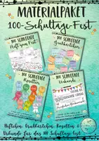Vorschau - Arbeitsblätter - Materialpaket 100 Schultage-Fest - Deckblatt