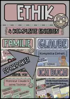 Vorschau - Unterrichtsreihen - Ethik Sparpaket 4 komplette Einheiten #1 - Deckblatt