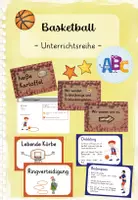 Vorschau - Stundenentwürfe - Basketball gesamte Unterrichtsreihe - Deckblatt