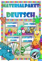 Vorschau - Unterrichtsreihen - Wachsendes Materialpaket : Deutsch - Deckblatt