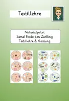 Vorschau - Spiele - Materialpaket Same! Finde den Zwilling - Textillehre und Kleidung #silvesterknaller23 - Deckblatt