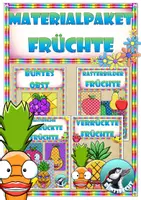 Vorschau - Stundenentwürfe - Wachsendes Materialpaket: Obst und Gemüse - Deckblatt