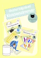 Vorschau - Bildkarten - Materialpaket Klassenzimmer - Deckblatt