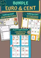Vorschau - Unterrichtsreihen - BUNDLE: EURO & CENT - Deckblatt