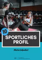 Vorschau - Stundenentwürfe - Fitness ⎮ Sparpaket - Unterrichtsreihe Kraftausdauer sportliches Profil Kl. 10 (Stationskarten, Arbeitsaufträge, Trainingstagebuch, Bewertungsraster, Präsentationen) - Deckblatt