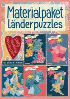 Vorschau - Mal- und Bastelvorlagen - Materialpaket Länderpuzzles und Poster Puzzle Geographie - Deckblatt