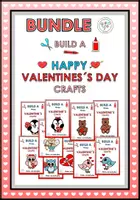 Vista previa - Manualidades / Dibujos para colorear - BUILD A VALENTINE´S DAY CRAFT FEBRUARY LOVE CUT COLORING - Portada