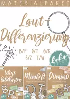 Vorschau - Arbeitsblätter - Materialpaket zur Lautdifferenzierung - Deckblatt