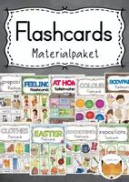 Vorschau - Arbeitsblätter - Flashcards Englisch Materialpaket - Deckblatt