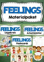 Vorschau - Arbeitsblätter - feelings Materialpaket - Deckblatt
