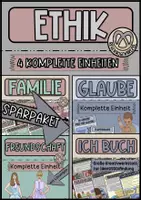 Vorschau - Unterrichtsreihen - Ethik Sparpaket 4 komplette Einheiten #2 - Deckblatt