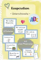 Vorschau - Stundenentwürfe - Kooperation gesamte Unterrichtsreihe - Deckblatt
