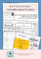 Vorschau - Stundenentwürfe - Materialpaket Fake News & Hate Speech - Deckblatt