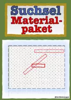 Vorschau - Arbeitsblätter - Suchsel Materialpaket Vertretungsstunde Vertretung Sport Hauptstädte Erdkunde - Deckblatt