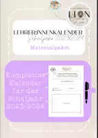 Vorschau - Lehrpläne/Lehrermaterial - Lehrer:innenkalender Materialpaket (2023/24) - Deckblatt