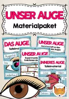 Vorschau - Arbeitsblätter - Auge Materialpaket - Deckblatt