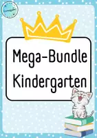 Vorschau - Stundenentwürfe - Mega-Bundle: Alle Kindergarten-Lernmaterialien von Lernzaubern - Deckblatt