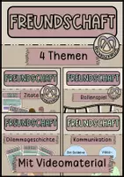 Vorschau - Arbeitsblätter - Materialpaket Freundschaft 4 Themen #2 - Deckblatt