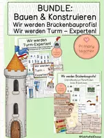 Vorschau - Stundenentwürfe - Türme & Brücken: Unterrichtsreihen (Kl. 1/2) - Deckblatt