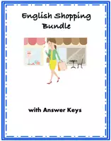 Vorschau - Text - Materialpaket : Top 5 Englische Texte "Shopping" (Einkaufen) -25% Rabatt - Deckblatt
