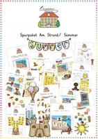 Vorschau - Arbeitsblätter - Am Strand / Sommer: XXL Sparpaket - Deutsch / DaZ - Kl. 1-3 - Deckblatt