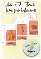 Vorschau - Arbeitsblätter - SPARPAKET - Autumn/fall - Flashcards + Lerntheke - Deckblatt