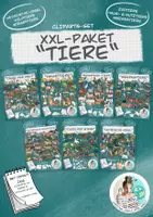 Vorschau - Unterrichtsreihen - XXL-Cliparts-Paket "Tiere" realistische Tiercliparts - Deckblatt