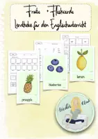 Vorschau - Arbeitsblätter - Sparpaket Fruits Flashcards + Lerntheke - Deckblatt
